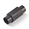 Ion Plating(IP) Smooth 304 Stainless Steel Magnetic Clasps with Glue-in Ends STAS-H402-63B-5MM-1