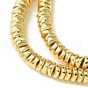 Electroplated Synthetic Non-Magnetic Hematite Beads Strands G-H020-F01-03-3
