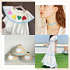 Gorgecraft Two Tone Polyester Wavy Fringe Trim Ribbon OCOR-GF0003-97C-5