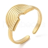 304 Stainless Steel Open Cuff Rings RJEW-K245-81G-3