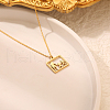 Mother's Day Stainless Steel Family Silhouette Pendant Necklaces for Women RN1397-1-2