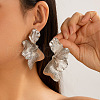 Flower Alloy Stud Earrings FS-WG95854-02-1
