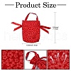 Cloth High Jacquard Flower Sugar Gift Drawstring Bags with Handle ST-CJ0004-01C-2