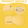 Acrylic Button Pin Badge TACR-WH0021-14B-5