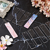 SUNNYCLUE Transparent Acrylic Disc Pendants TACR-SC0001-38A-4