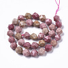 Natural Rhodonite Beads Strands G-R465-30B-2