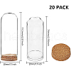 Glass Dome Cloche Cover AJEW-BC0005-86-2