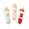 Alloy Enamel Pendants FIND-M060-18G-1