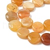 Natural Yellow Botswana Agate Beads Strands G-F790-H04-04-4