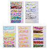  5 Bags 5 Styles Plastic Nail Art Glitter Sequins MRMJ-TA0001-32-10