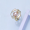 Mother's Day Jewellery Natural Freshwater Pearl with Natural Shell Cuff Rings WGACE42-02-1