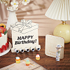 Happy Birthday Laser Cut Wooden Money Holder Display Stands AJEW-FG0004-31-5