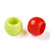 Opaque Acrylic Beads SACR-N018-06A-M-2