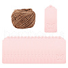 Jewelry Display Kraft Paper Price Tags and Jute Twine CDIS-TA0001-06D-3