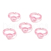 Children's Plastic Open Cuff Ring Components KY-C022-01A-1