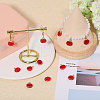 CHGCRAFT 12Pcs Alloy Enamel Pendants FIND-CA0009-59-5