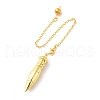 Rack Plating Brass Dowsing Pendulum Big Pendants KK-H444-01-2