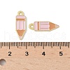 School Supplies Alloy Enamel Pandants FIND-M083-03C-G02-3