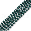 Opaque Solid Color Glass Beads Strands GLAA-N052-04-A09-1