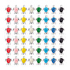   48Pcs 8 Colors Alloy Enamel Beads FIND-PH0021-99-7