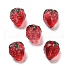 Handmade Lampwork Enamel Beads Strawberry LAMP-V001-05C-1