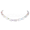 Plastic Imitation Pearl with Acrylic Beaded Necklaces for Women NJEW-JN04662-1