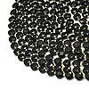 Natural Black Obsidian Beads Strands G-C116-A48-02-3