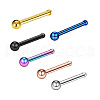 304 Stainless Steel Round Ball Nose Bone Rings WG2C4E4-01-5