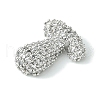 Rack Plating Brass Clear Cubic Zirconia Pendants KK-S378-01P-T-2