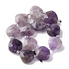 Natural Amethyst Beads Strands G-P570-E17-02-3