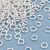 Rack Plating Brass Jump Rings KK-O139-18H-S-1