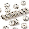 Brass Rhinestone Spacer Beads X-RB-A014-Z5mm-01S-1