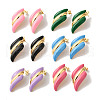 Golden Ion Plating(IP) 304 Stainless Steel Stud Earrings for Women EJEW-L287-044G-1