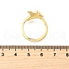 Brass Cuff Rings for Women RJEW-F184-08A-G-5