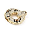 Brass Micro Pave Cubic Zirconia Pendants KK-Z108-02G-Q-2