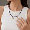 Lapis Lazuli Bead Necklaces RX5891-1-1