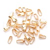 Brass Snap on Bails KK-F824-107G-1