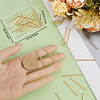 Beebeecraft 30Pcs Brass Connector Charms KK-BBC0010-11G-3
