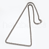 Non-Tarnish 304 Stainless Steel Rope Chain Necklaces NJEW-N0036-04P-2