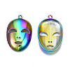 Rainbow Color Alloy Pendants PALLOY-N156-194-NR-3