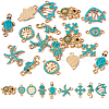 18Pcs 9 Styles Alloy Connector Charms FIND-TA0002-21-2