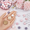 SOFPLATE Silicone Alphabet Beads for Bracelet or Necklace Making SIL-SP0001-07-3