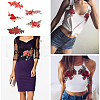 WADORN 5 Pairs 5 Style 3D Flower Appliques DIY-WR0003-83-7