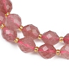 Natural Strawberry Quartz Beads Strands G-N342-149B-4