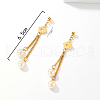Vintage Crown Tassel Stainless Steel Stud Earrings KD9517-3