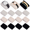   12Pcs 3 Styles Velvet Jewelry Watch Display Pillows BDIS-PH0001-09-1
