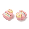 Opaque Resin Imitation Food Cabochons X1-RESI-K027-12-4