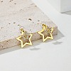 S925 Sterling Silver Star Stud Earrings KD6970-4
