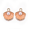 Zinc Alloy Enamel Pendants ENAM-F118-03B-1