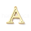 Rack Plating Brass Micro Pave Cubic Zirconia Pendant KK-H449-76G-19-2